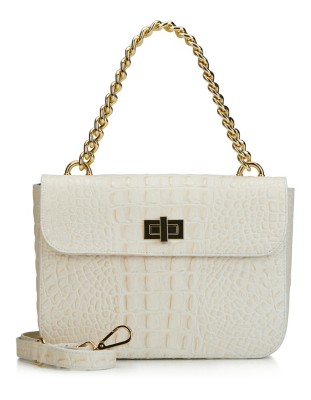 Tasche mit Reptilprägung