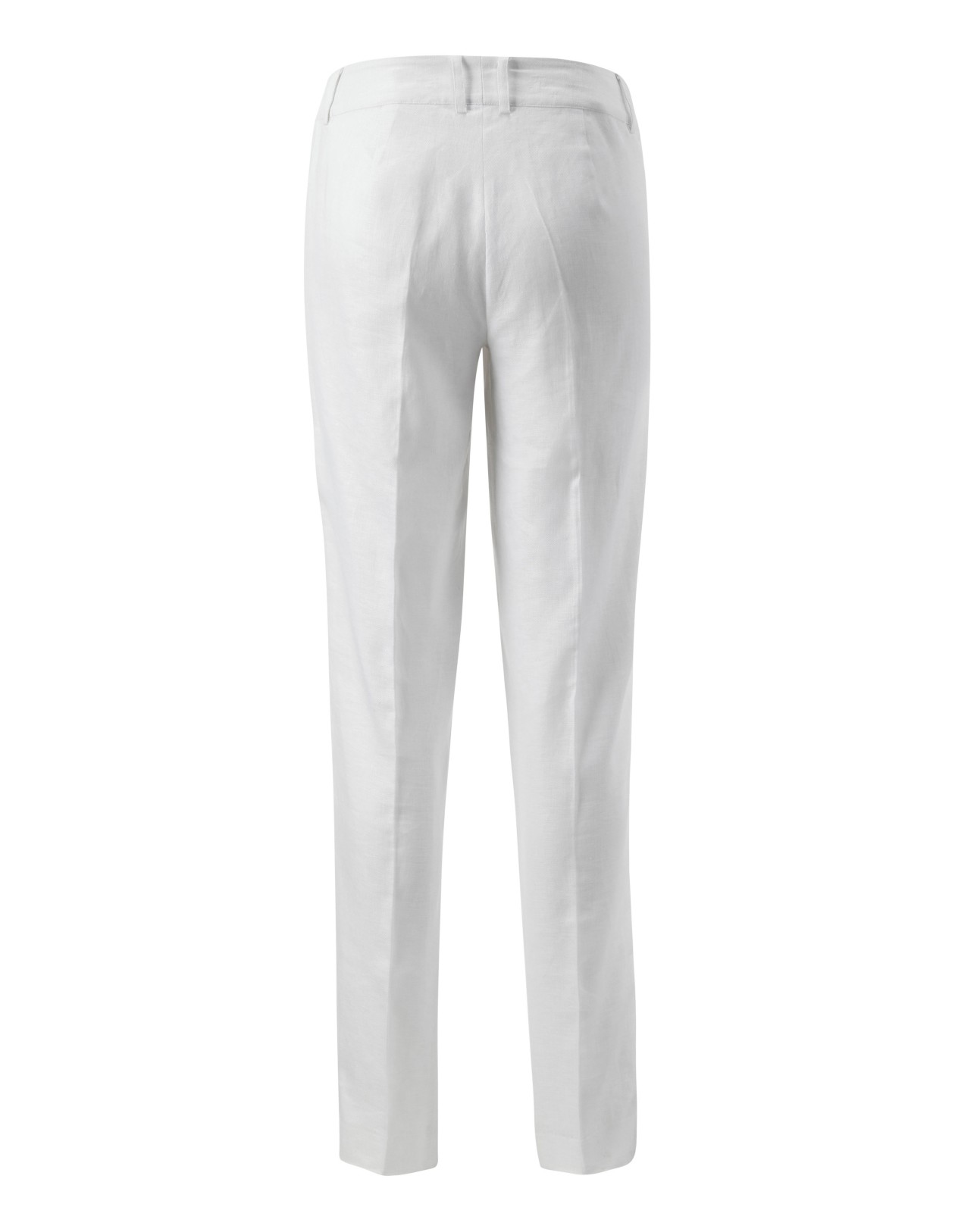 Leinenhose Mit Bugelfalten Weiss Weiss Madeleine Mode