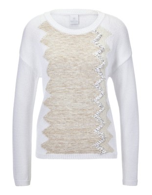 Strickpullover mit Zickzack-Muster