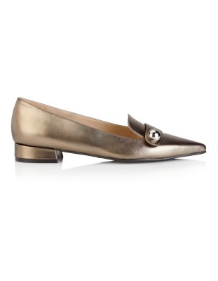 bronze colored heels