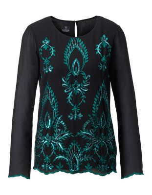 Bestickte Bluse
